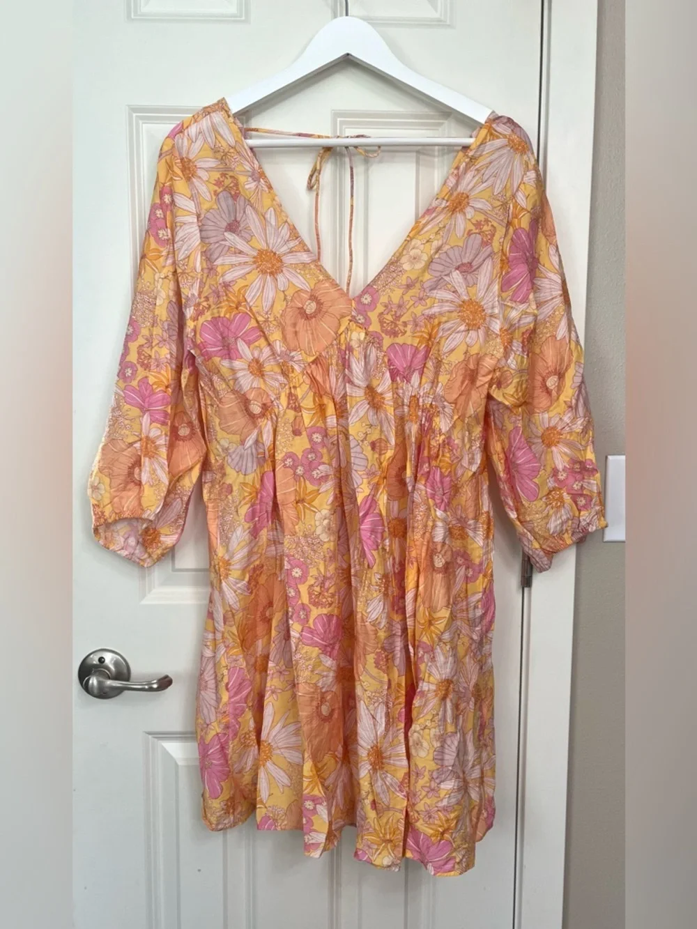 h&m dresses mini Ladies - Brown Belted Mini Dress - Size: S